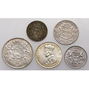 Lithuania, Latvia and Estonia - lot of silver coins (pcs)