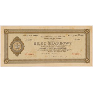 Bilet Skarbowy, Serja III - 10.000 mkp 1922