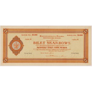Bilet Skarbowy, Serja IV - 50.000 mkp 1923