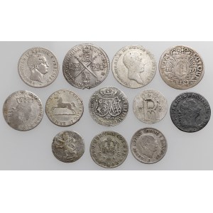 Deutschland und Dänemark, Silbermünzensatz (12pcs)