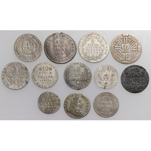 Deutschland und Dänemark, Silbermünzensatz (12pcs)