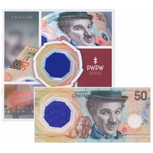 PWPW 50 Chaplin - w folderze PWPW