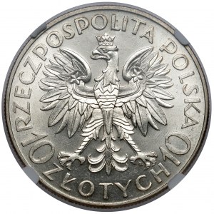 Sobieski 10 złotych 1933 - PIĘKNY