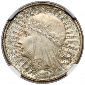 Głowa Kobiety 2 złote 1932 - NGC MS64