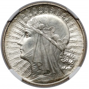 Głowa Kobiety 5 złotych 1933 - PIĘKNE