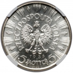 Piłsudski 5 złotych 1935 - PIĘKNE