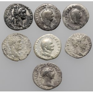 Cesarstwo rzymskie - zestaw denarów od Wespazjana do Klodiusza Albinusa (7szt)