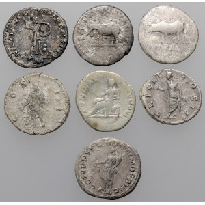 Cesarstwo rzymskie - zestaw denarów od Wespazjana do Klodiusza Albinusa (7szt)