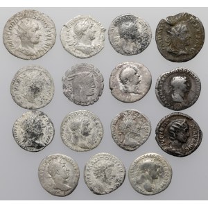 Cesarstwo rzymskie - zestaw denarów od republiki do Filipa I Araba (15szt)