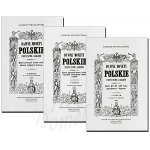 Stronczyński, Dawne monety polskie - Komplet (3szt) - REPRINT