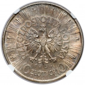 Piłsudski 10 złotych 1934 - urzędowy