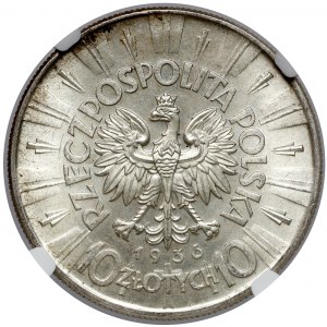 Piłsudski 10 złotych 1936