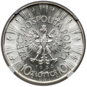 Piłsudski 10 złotych 1936