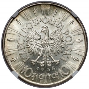 Piłsudski 10 złotych 1938 - mennicze