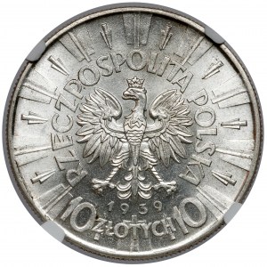 Piłsudski 10 złotych 1939