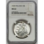 Piłsudski 10 złotych 1939