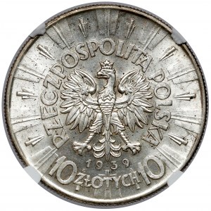 Piłsudski 10 złotych 1939