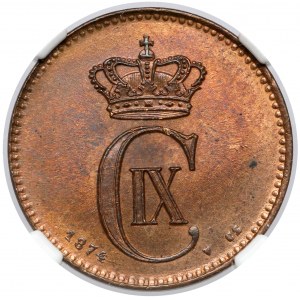 Denmark, Chrystian IX, 2 ore 1874