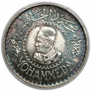 Morocco, Mohammed V, 500 francs 1956