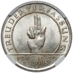 5 mark 1929-D - Treu Der Verfassung