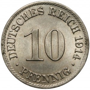 10 pfennig 1914-A