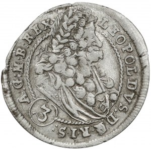 Hungary, Leopold I, 3 krezuer 1699 CH