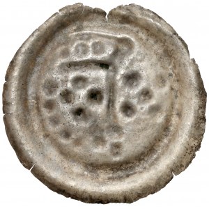 Zakon Krzyżacki, Brakteat Toruń - Ramię z proporcem (1236-1248) - b.rzadkie