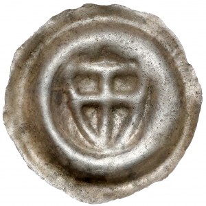 Zakon Krzyżacki, Brakteat - Tarcza z krzyżem (1307-1318) - dwie kule