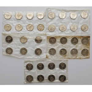Russia, Mint packs of commemorative rubles (5pcs)