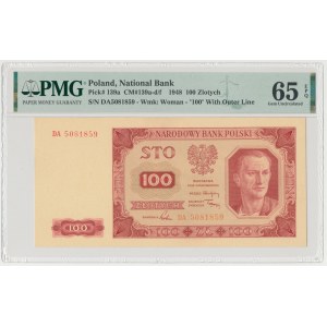 100 złotych 1948 - DA