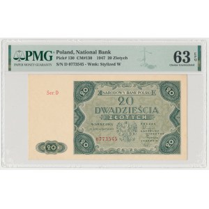 20 złotych 1947