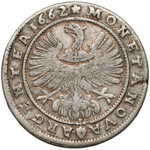 Śląsk, Ludwik IV legnicki, 15 krajcarów 1662, Brzeg - rzadkie