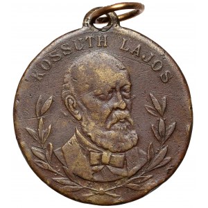 Węgry, Medalik 1848 - Lajos Kossuth / Szabadsag Egyenloseg Testveriseg