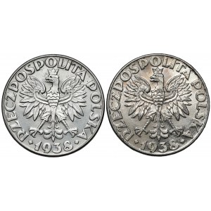 50 groszy 1938 - zestaw (2szt)