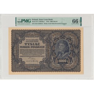 1.000 mkp 1919 - III Serja AO (Mił.29h)