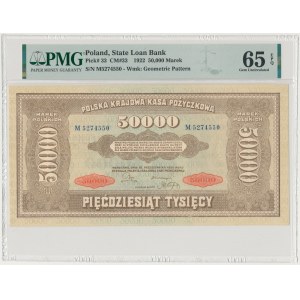 50.000 mkp 1922 - M