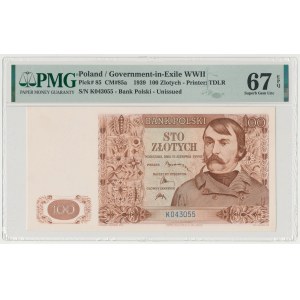 Londyn, 100 złotych 1939 - K