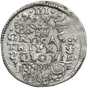 Zygmunt III Waza, Trojak Poznań 1596 - b.ładny