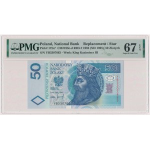 50 złotych 1994 - YB - seria zastępcza