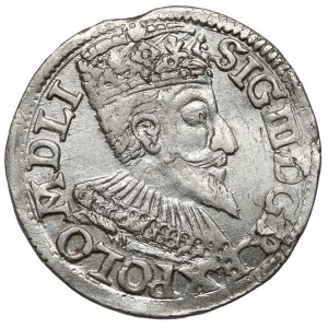 Zygmunt III Waza, Trojak Olkusz 1594 - bez znaku
