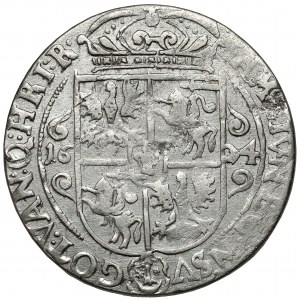 Zygmunt III Waza, Ort Bydgoszcz 1624 - PRV M - rzadka korona