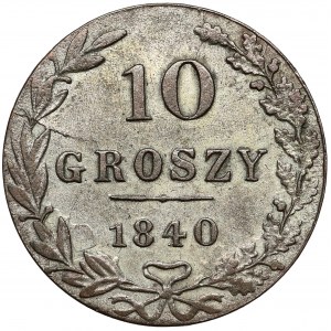 10 groszy 1840 MW, Warszawa