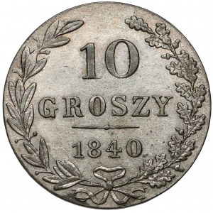 10 groszy 1840 MW, Warszawa