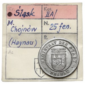 Haynau (Chojnów), 25 fenigów bez daty - ex. Kałkowski