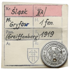 Greiffenberg (Gryfów), 1 fenig 1919 - ex. Kałkowski