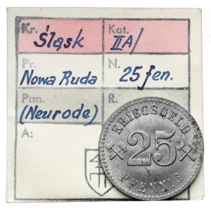 Neurode (Nowa Ruda), 25 fenigów 1918 - ex. Kałkowski