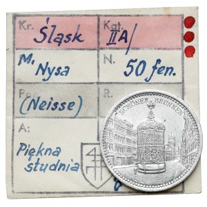 Neisse (Nysa), 50 fenigów 1921 - Studnia - ex. Kałkowski