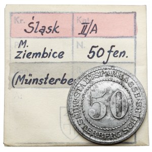 Münsterberg (Ziębice), 50 fenigów 1921 - ex. Kałkowski
