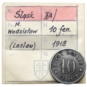 Loslau (Wodzisław), 10 fenigów 1918 - ex. Kałkowski
