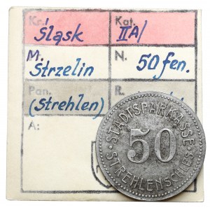 Strehlen (Strzelin), 50 fenigów 1918 - ex. Kałkowski